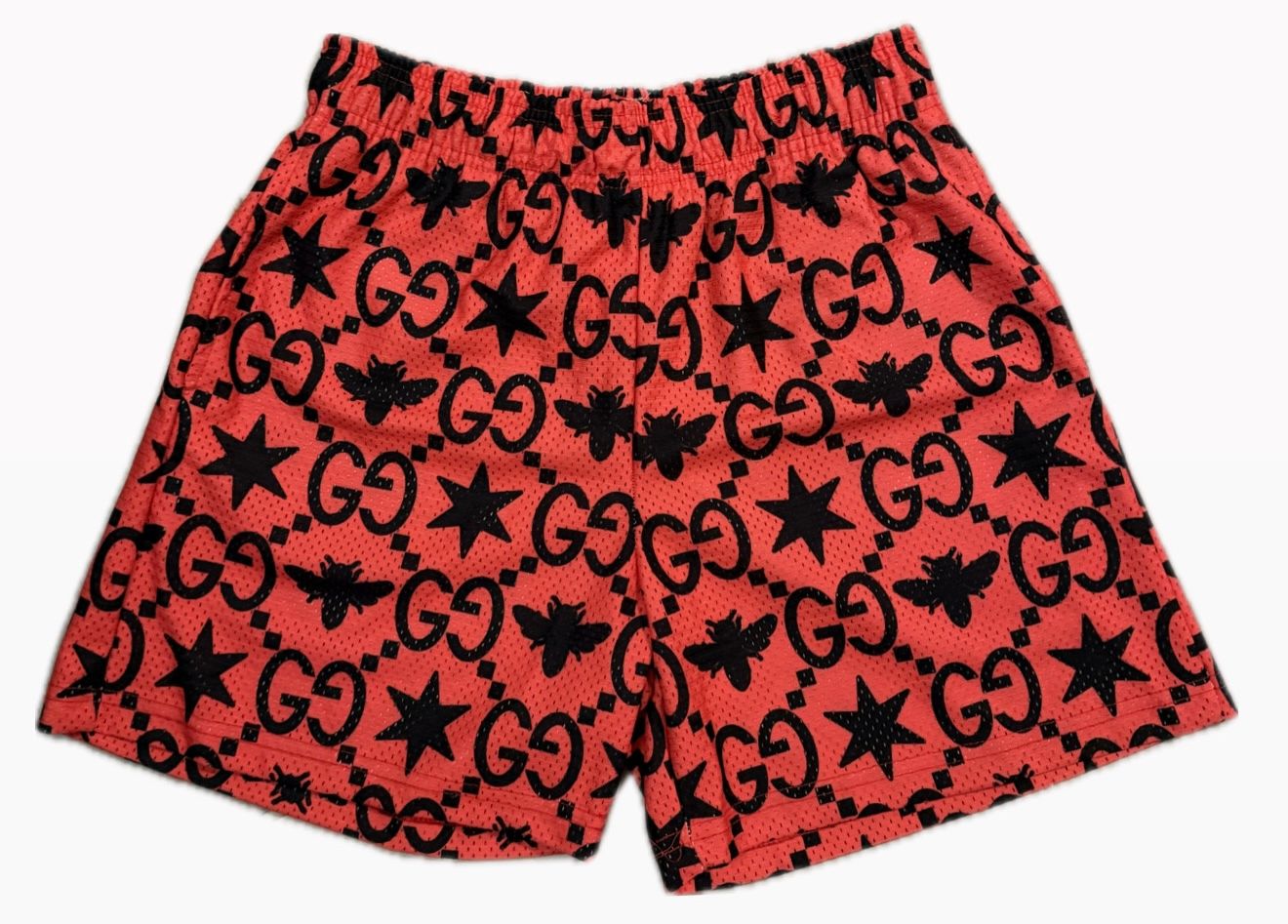 Red/Black Gucci Gym Shorts