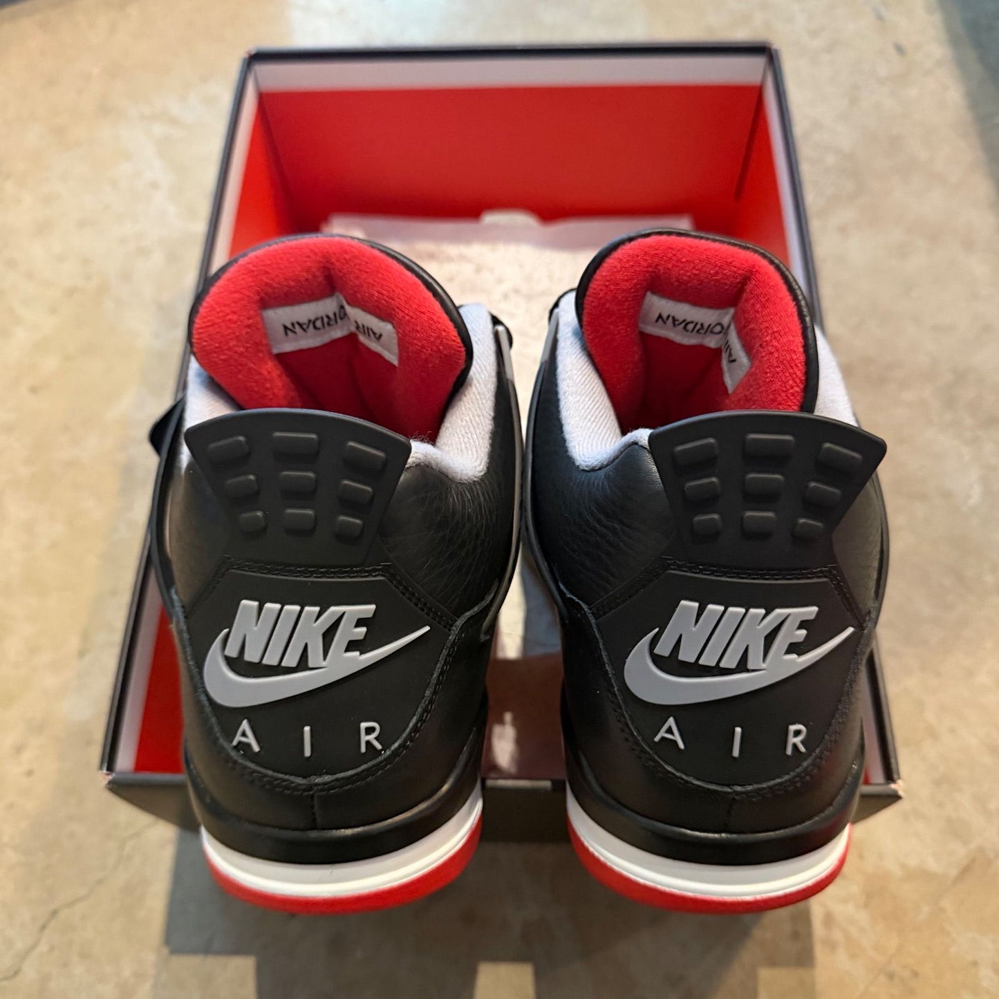 WORN JORDAN 4 "BRED REIMAGINED" - Used/Worn