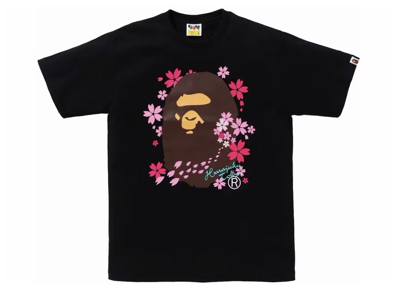 BAPE Sakura Tee Black