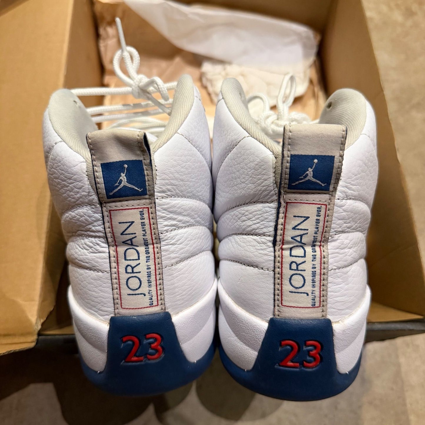 WORN JORDAN 12 "FRENCH BLUE" - Used/Worn