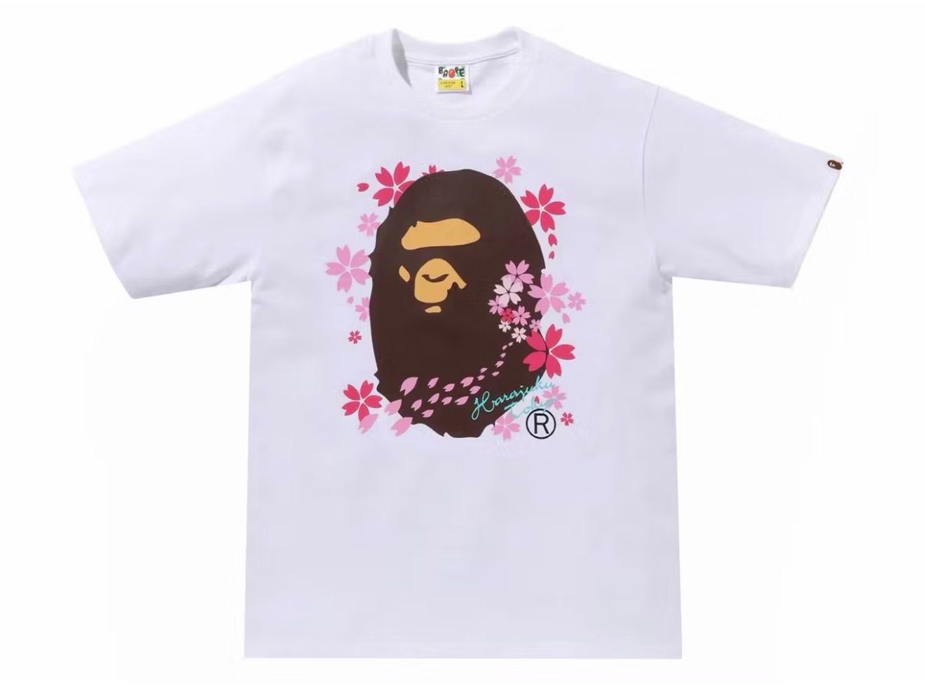 BAPE Sakura Tee White