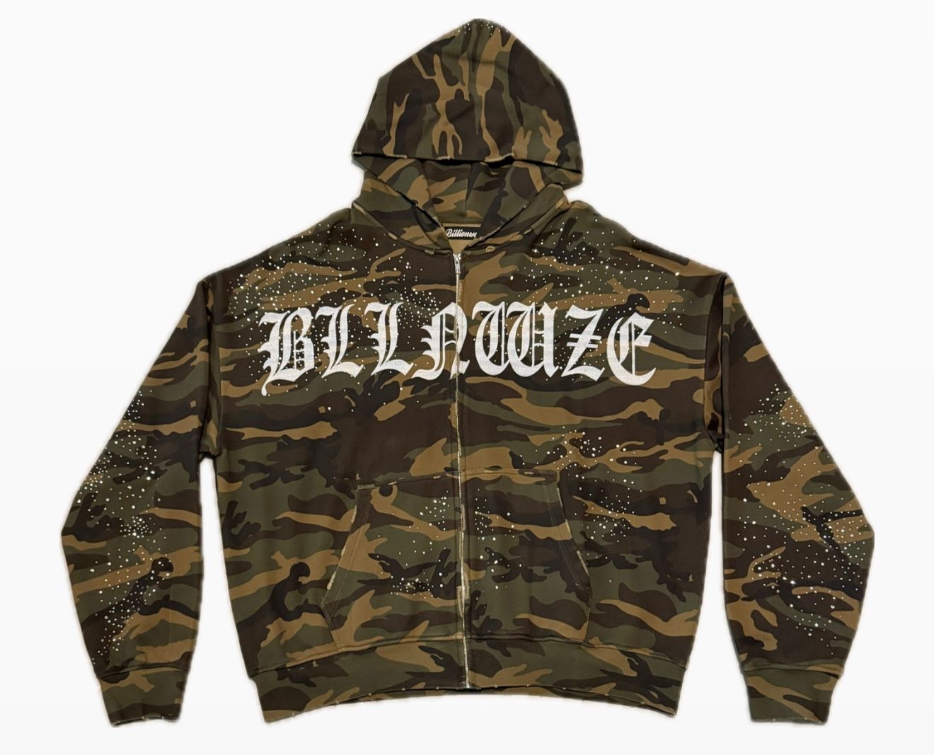 Billionwaze Camo Zip Up