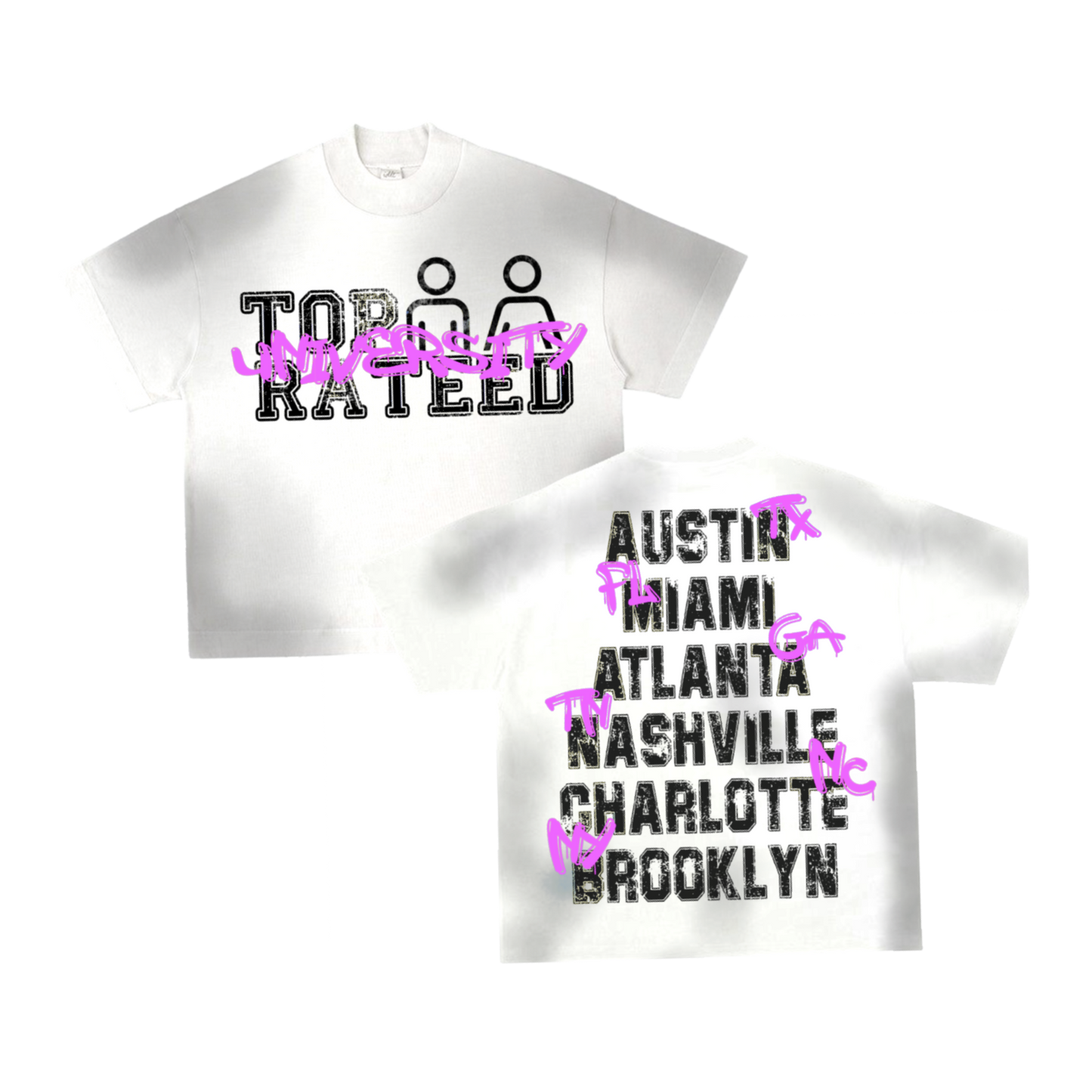 TOPRATEED UNIVERSITY SHIRT