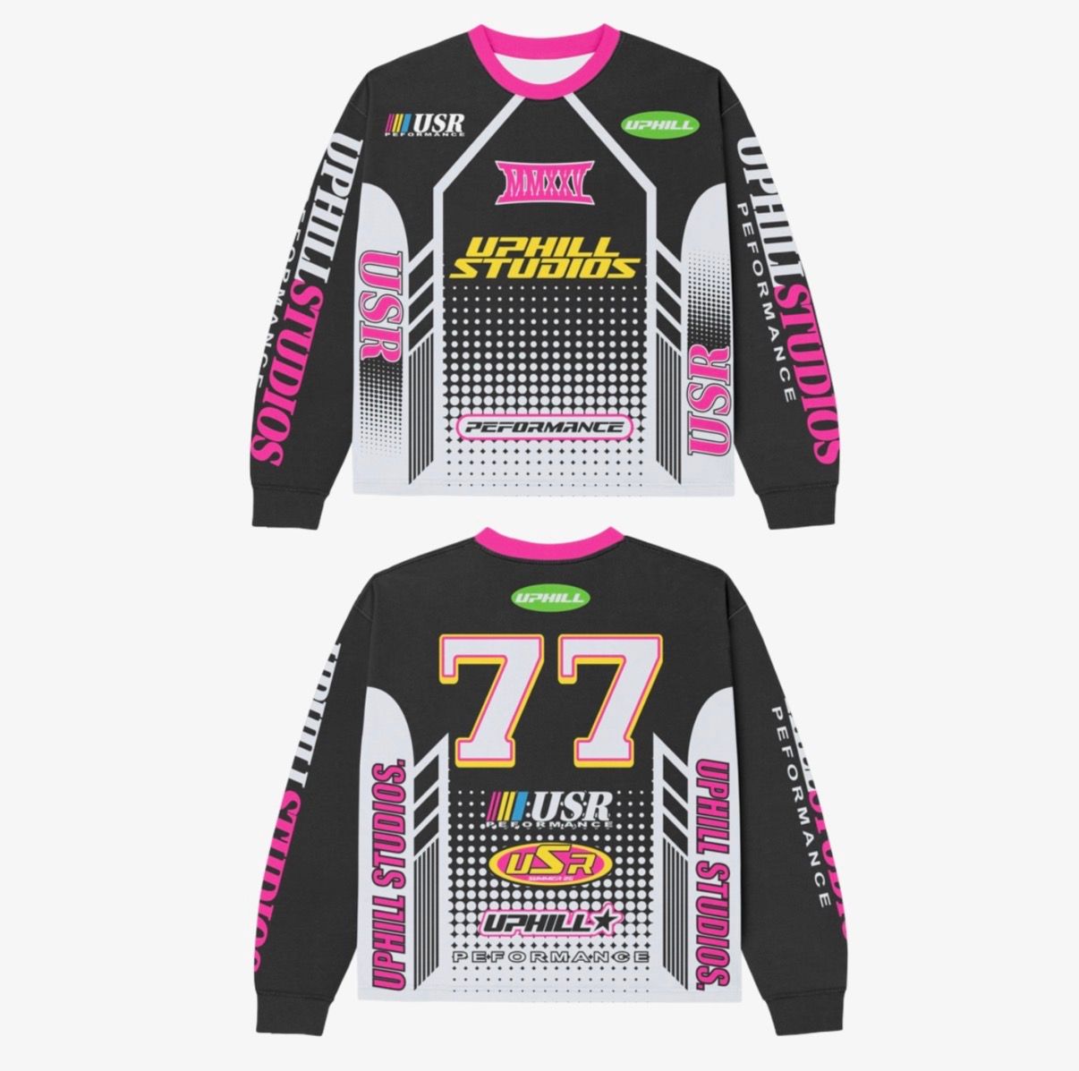 UHS PINK LONG SLEEVE RACER TEE