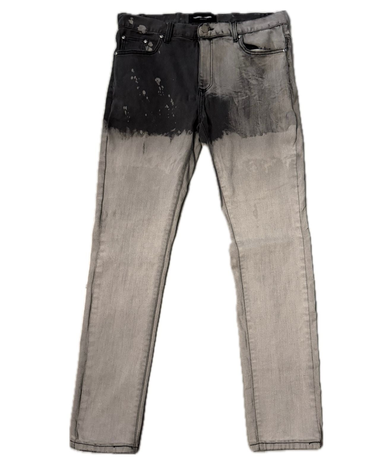 HOMME FEMME Grey Denim Jeans