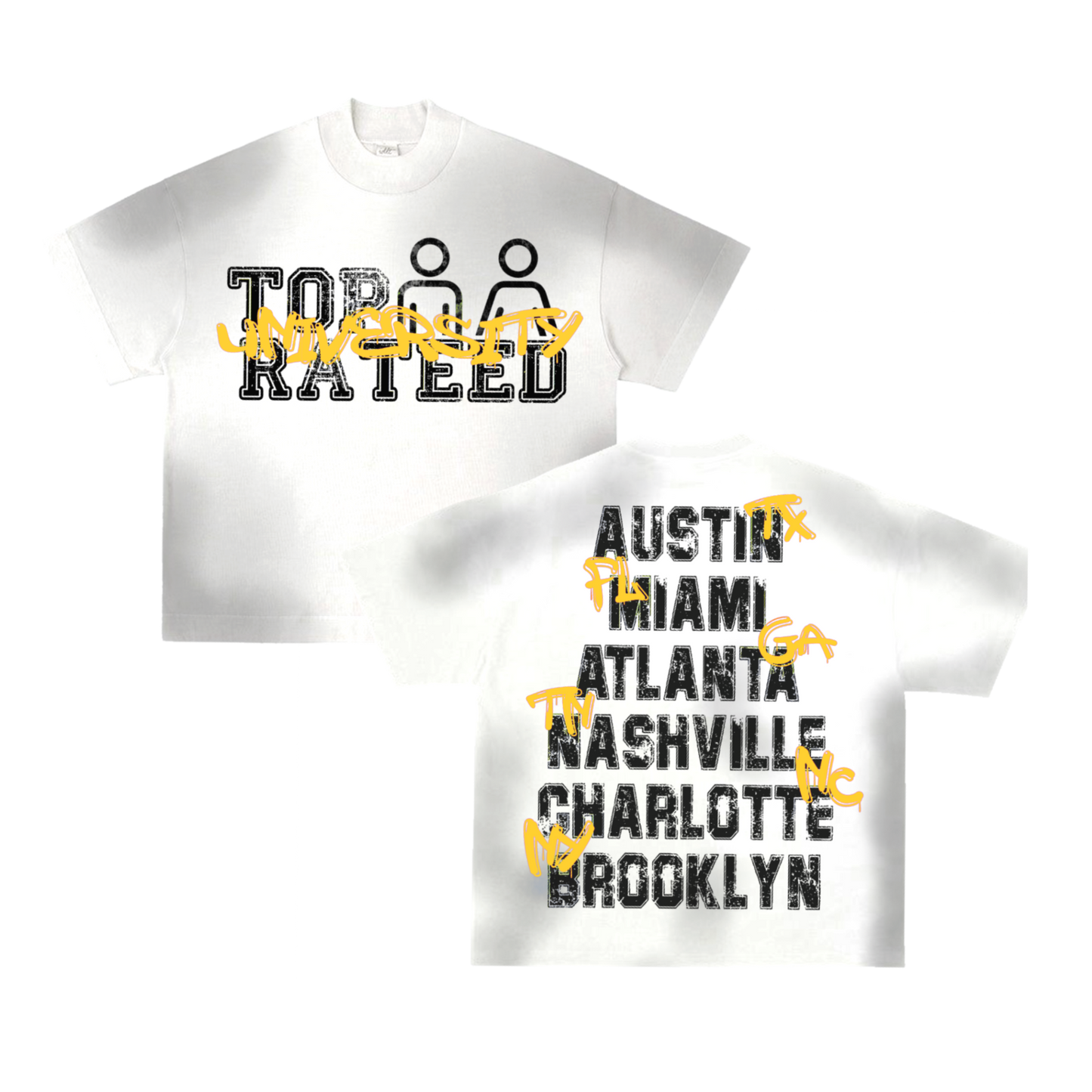 TOPRATEED UNIVERSITY SHIRT
