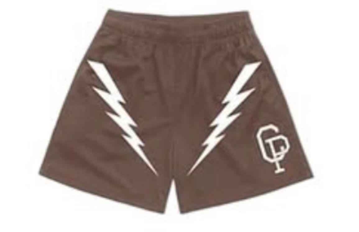 Crisp Lightning Brown Shorts