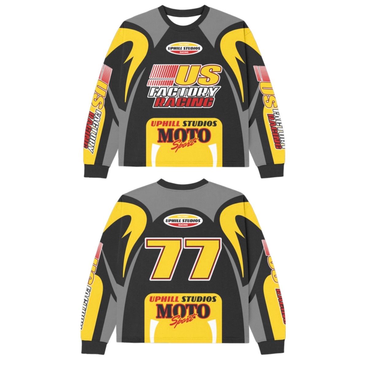 UHS YELLOW LONG SLEEVE RACER TEE