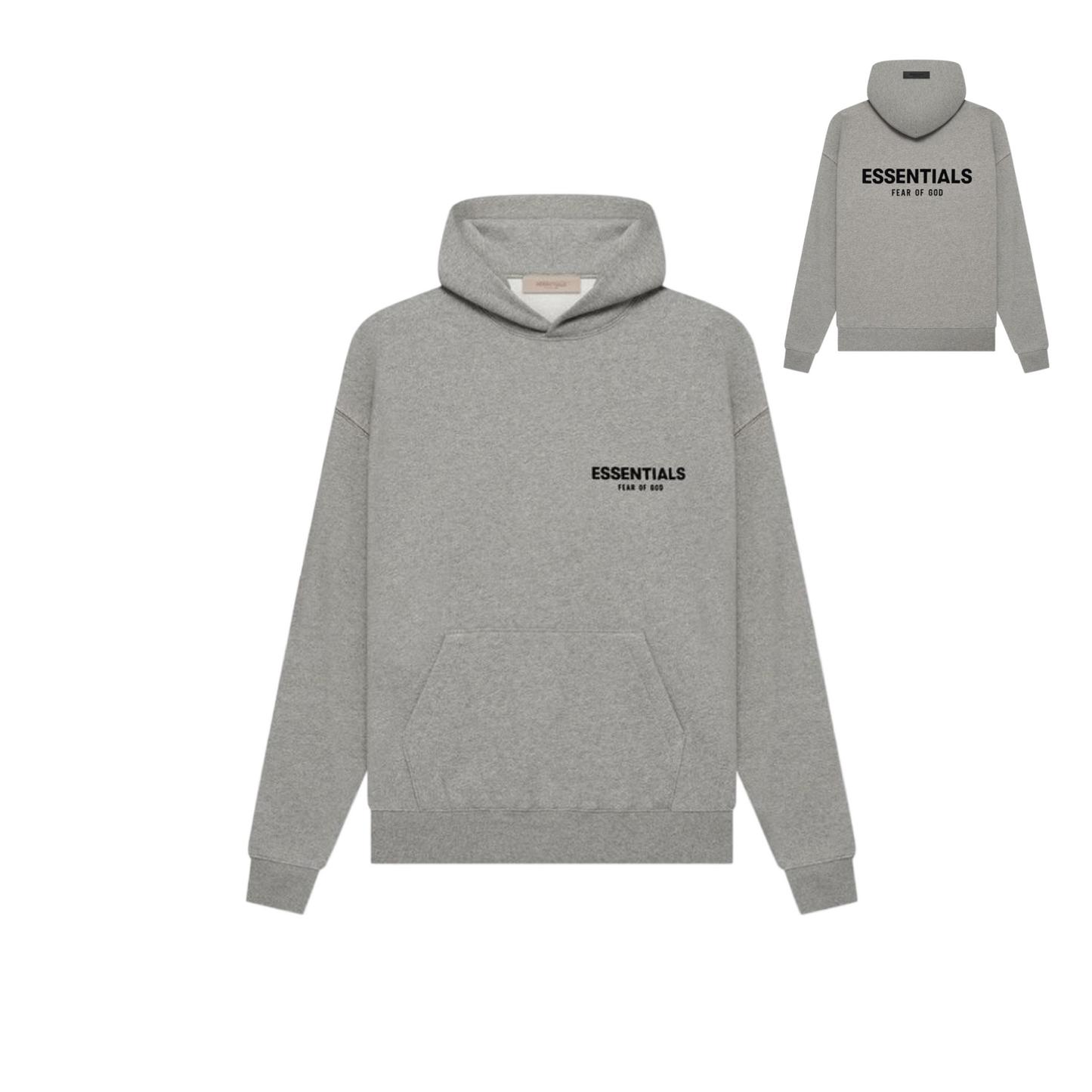 ESSENTIAL DARK OATMEAL HOODIE