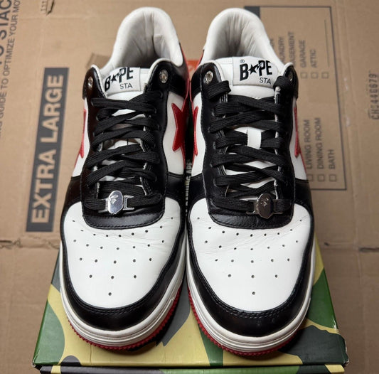WORN BAPE RED/BLACK - Used/Worn