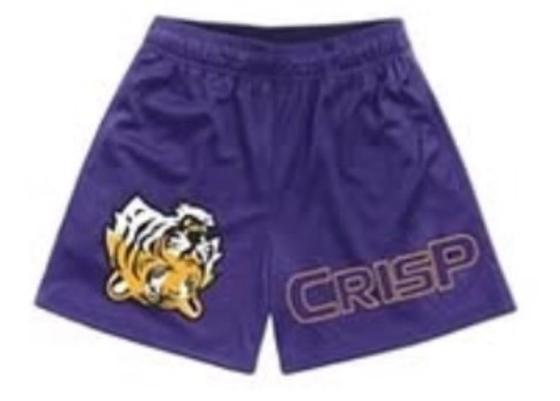 Crisp LSU Tiger Purple Shorts
