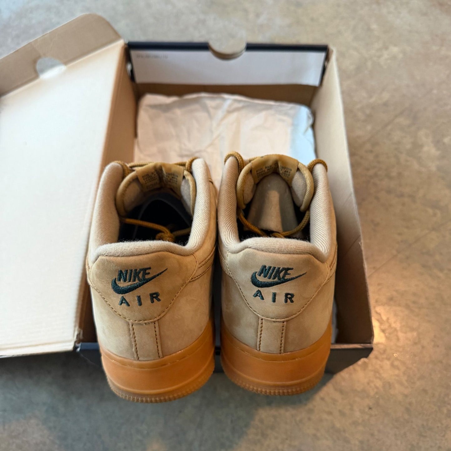 WORN Wheat Air Force 1 - Used/Worn