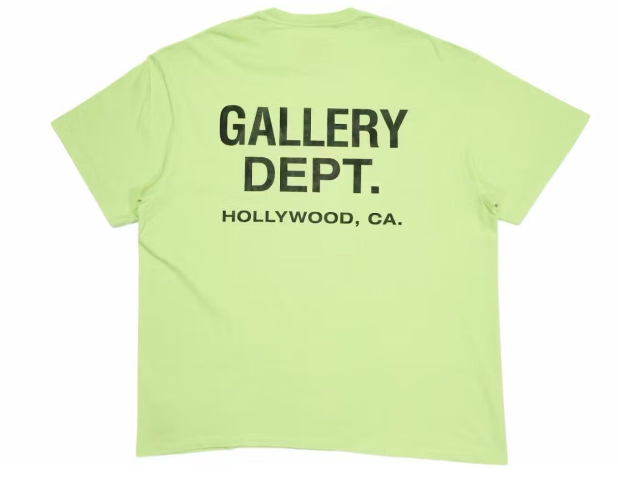 GALLERY DEPT. SOUVENIR TEE LIME GREEN