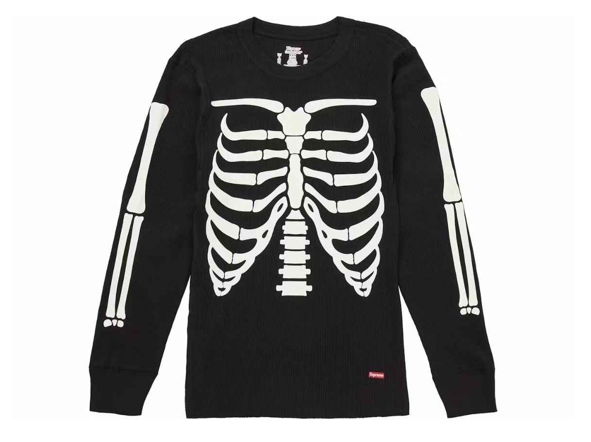 Supreme Bones Thermal Black
