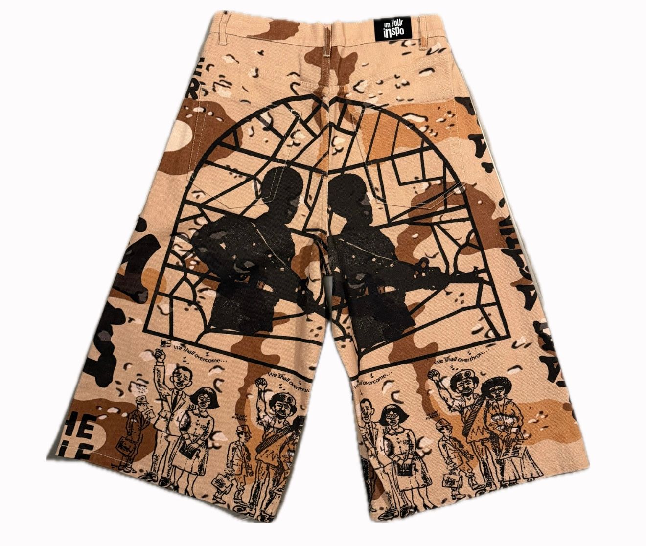 Inspo WRLD Camo Shorts