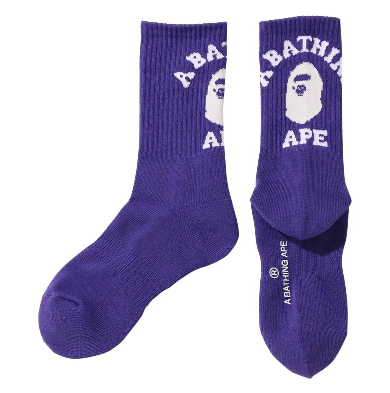 BAPE Purple Socks