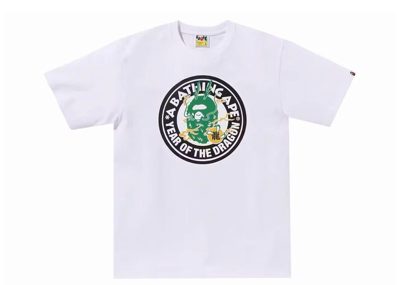BAPE Year Of The Dragón Tee White