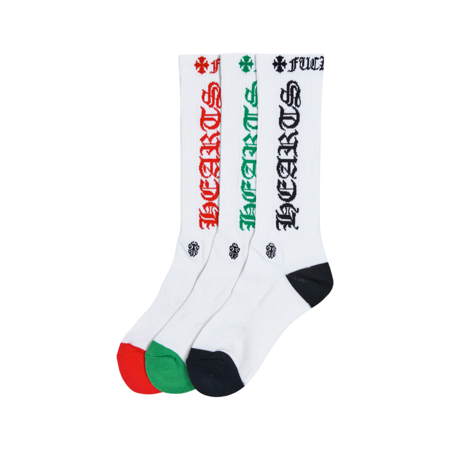 CHROME HEART 3-PACK SOCKS