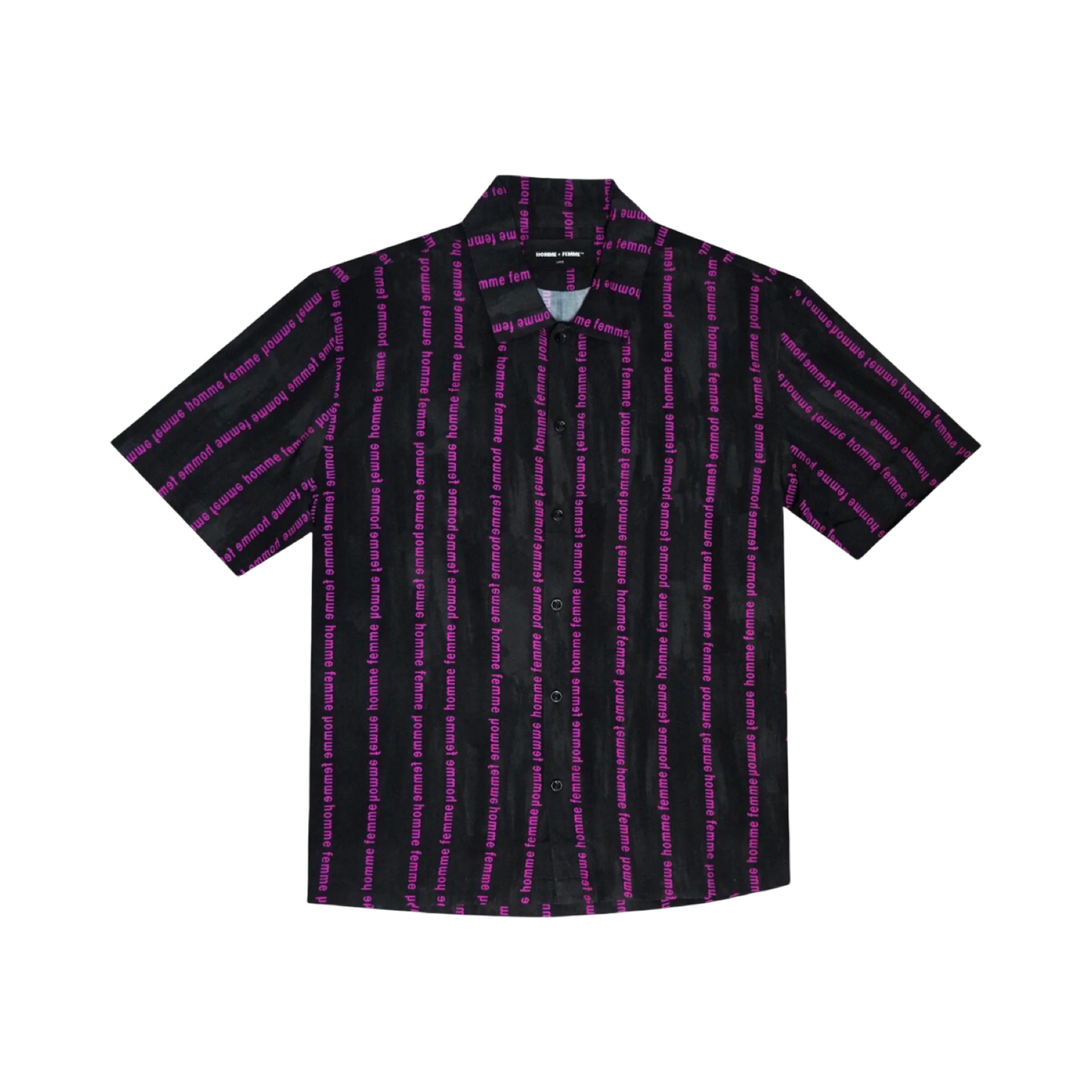 HOMME FEMME BUTTON UP