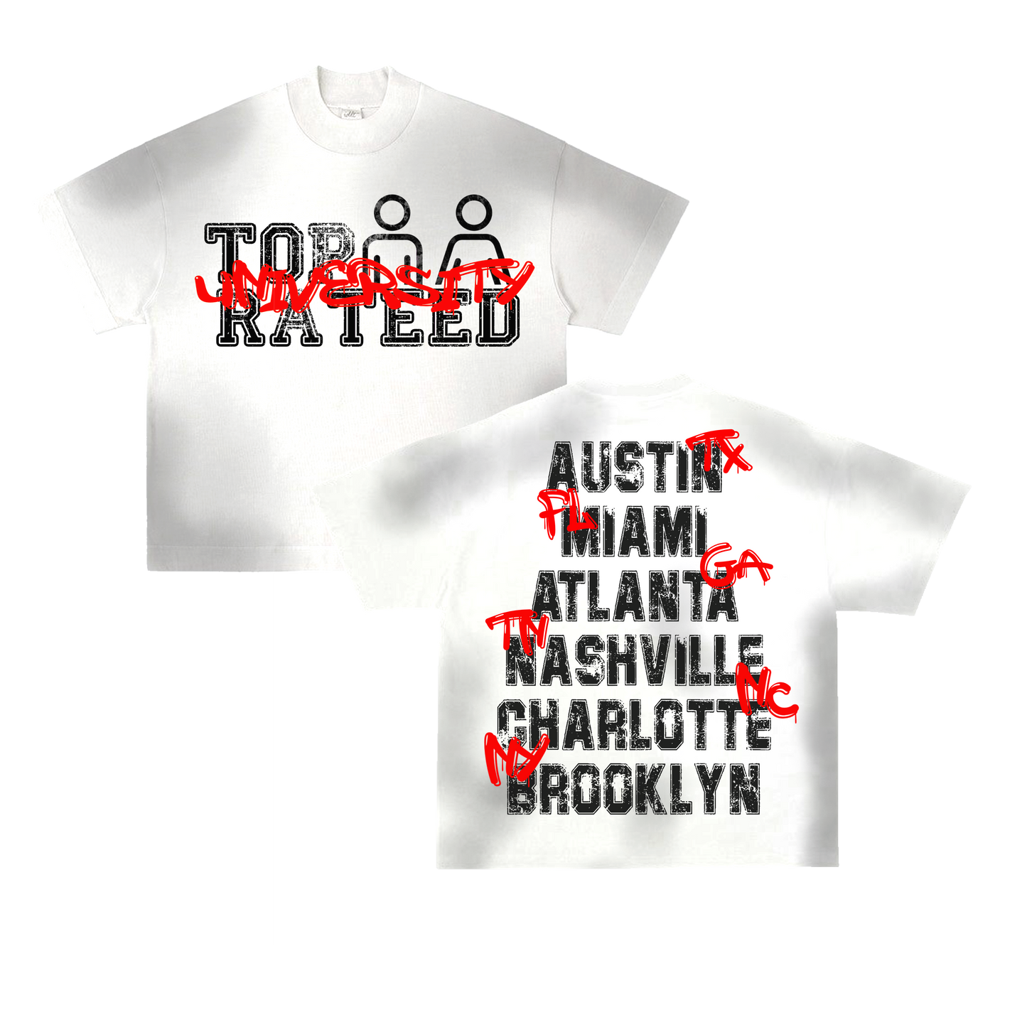 TOPRATEED UNIVERSITY SHIRT