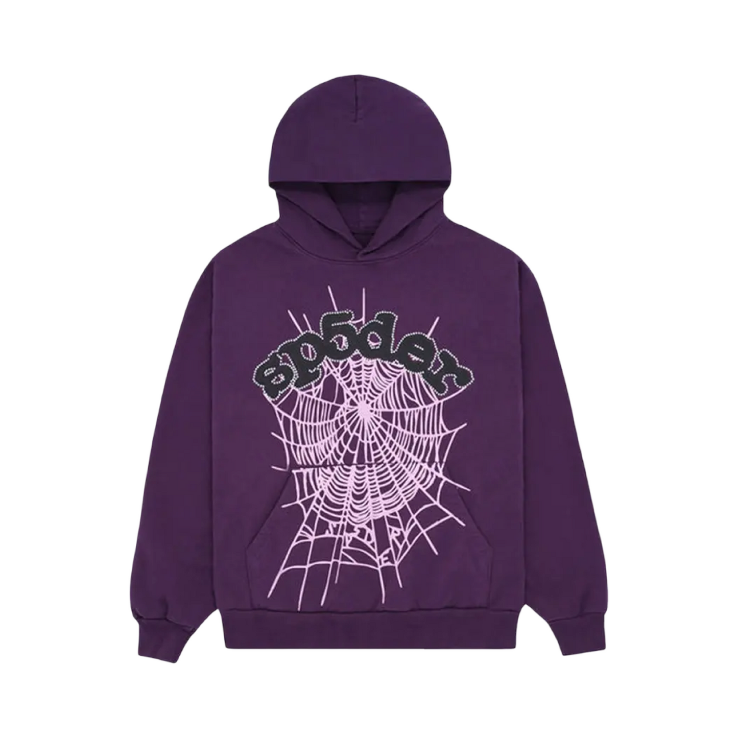 SP5DER PURPLE HOODIE