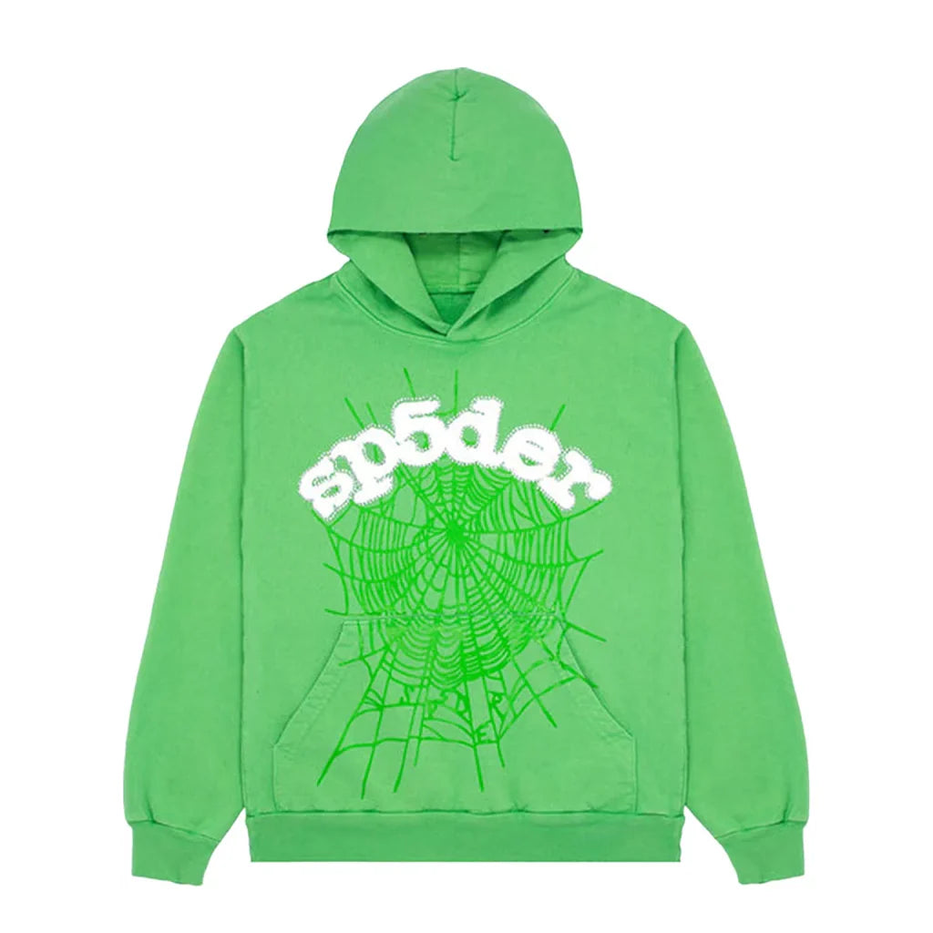 SP5DER GREEN HOODIE