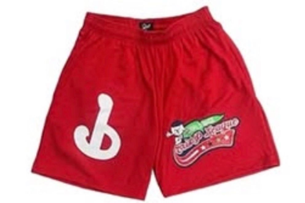 Crisp Baseball League Red Shorts