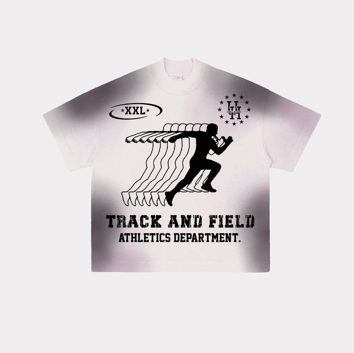 UHS WHITE TRACK & FIELD TEE