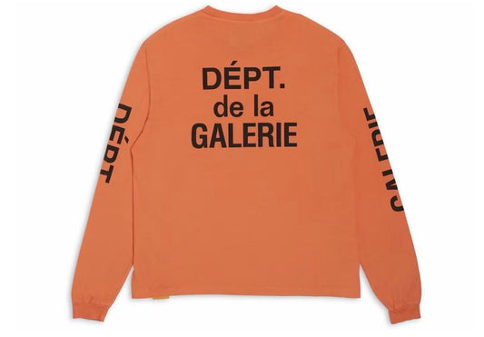 GALLERY DEPT. FRENCH COLLECTOR LONGSLEEVE TEE ORANGE