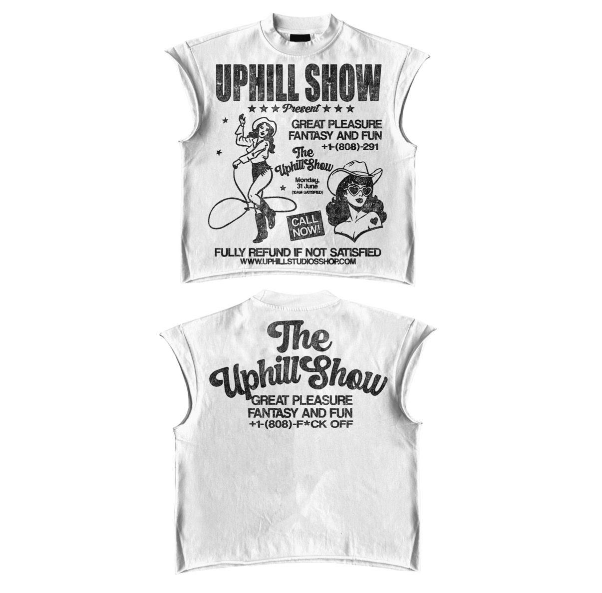 UHS UPHILL SHOW CUTOFF TEE