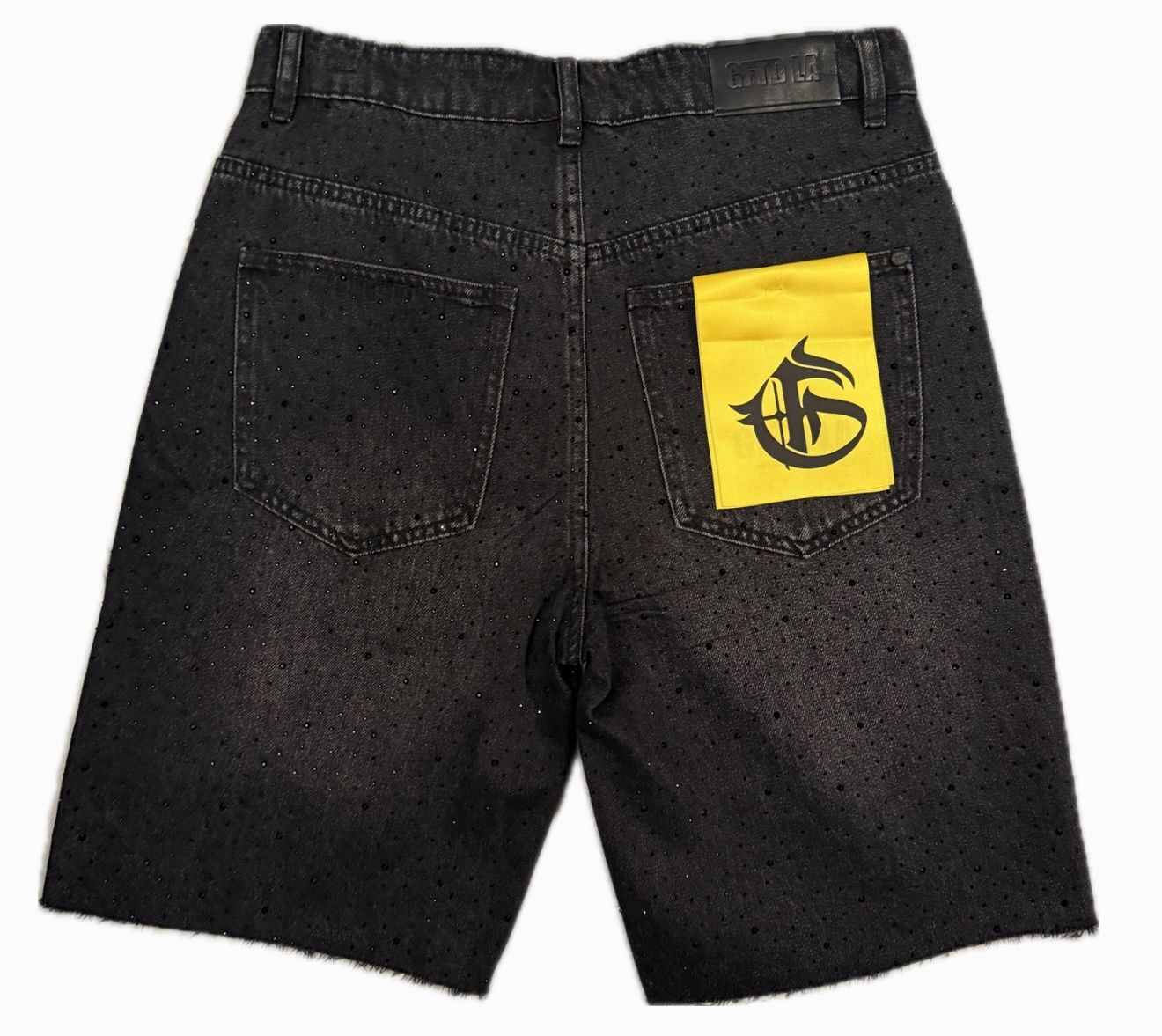 GFTD LA Black Denim Shorts