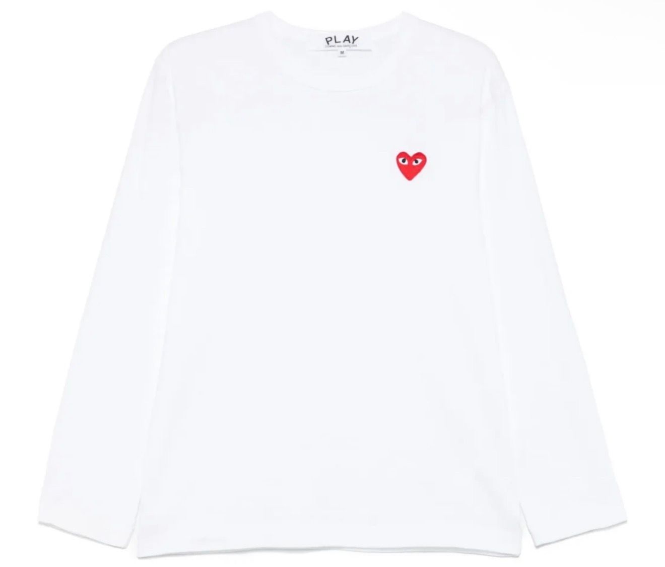 COMME des GARCONS RED EMBLEM LONG SLEEVE TEE