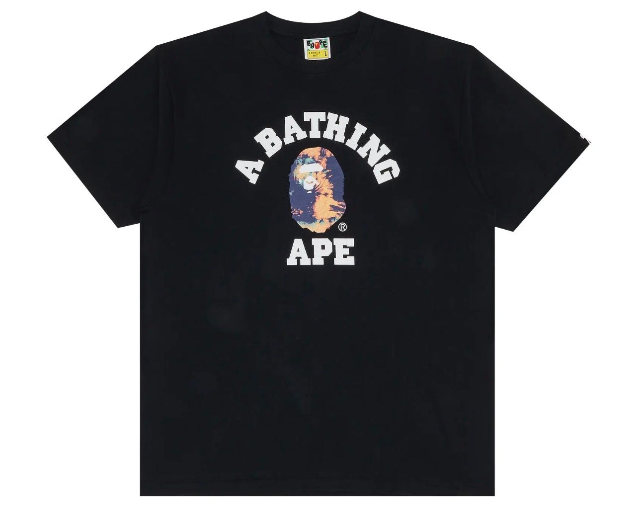 BAPE Tie Dye Tee Black