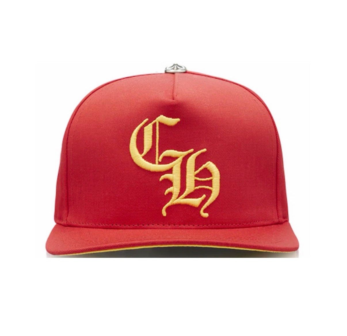 CHROME HEART RED YELLOW HAT