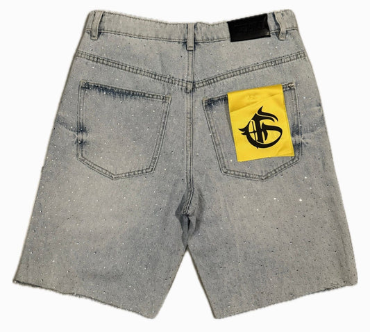 GFTD LA Light Wash Denim Shorts
