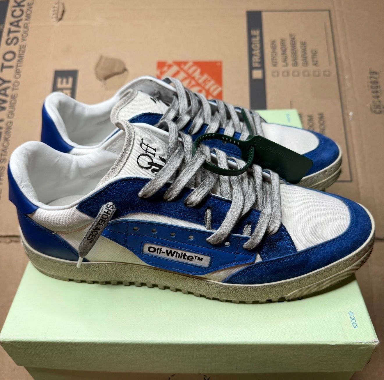 WORN OFF-WHITE SNEAKERS - Used/Worn