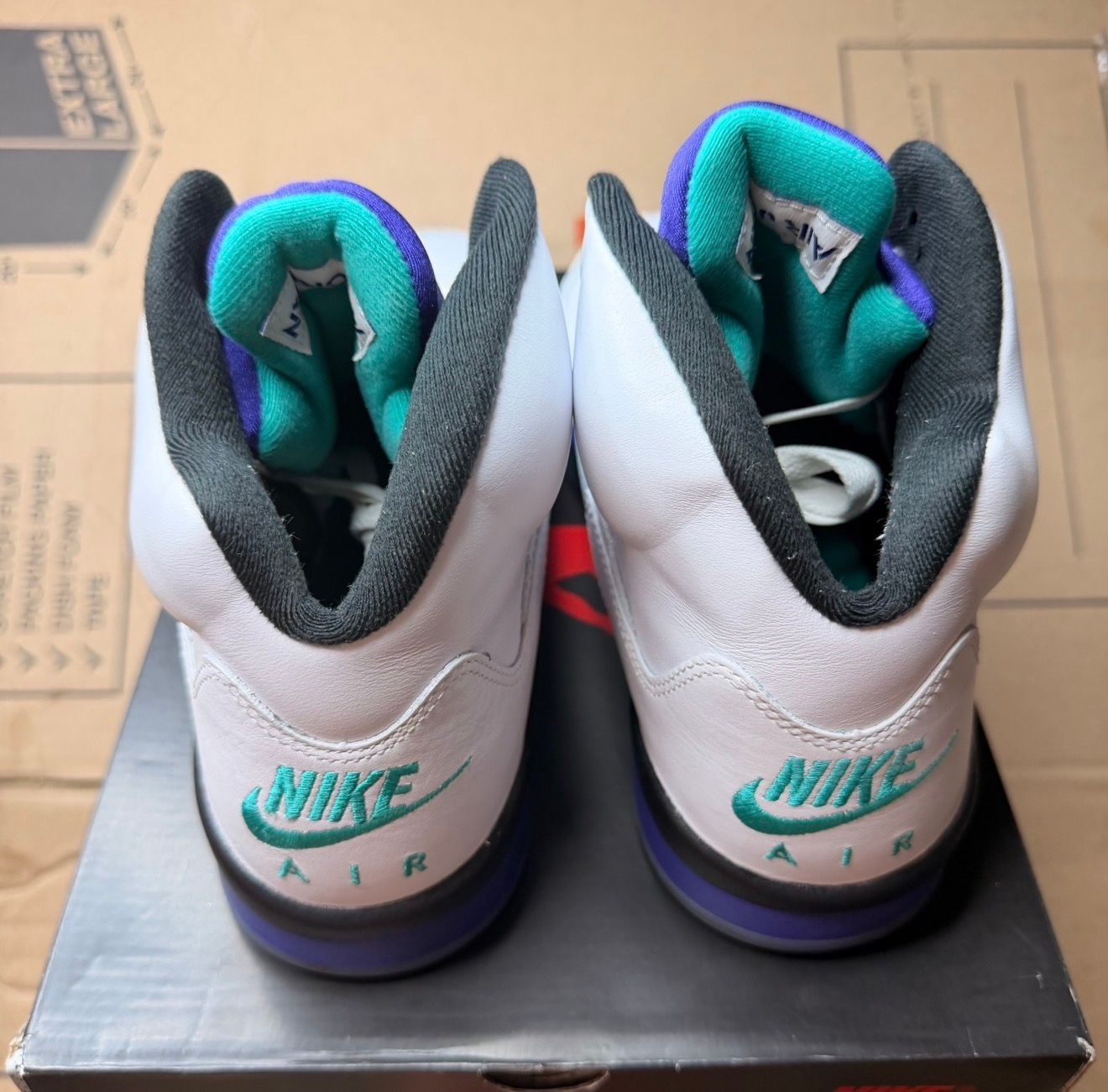 WORN JORDAN 5 "AQUA" - Used/Worn