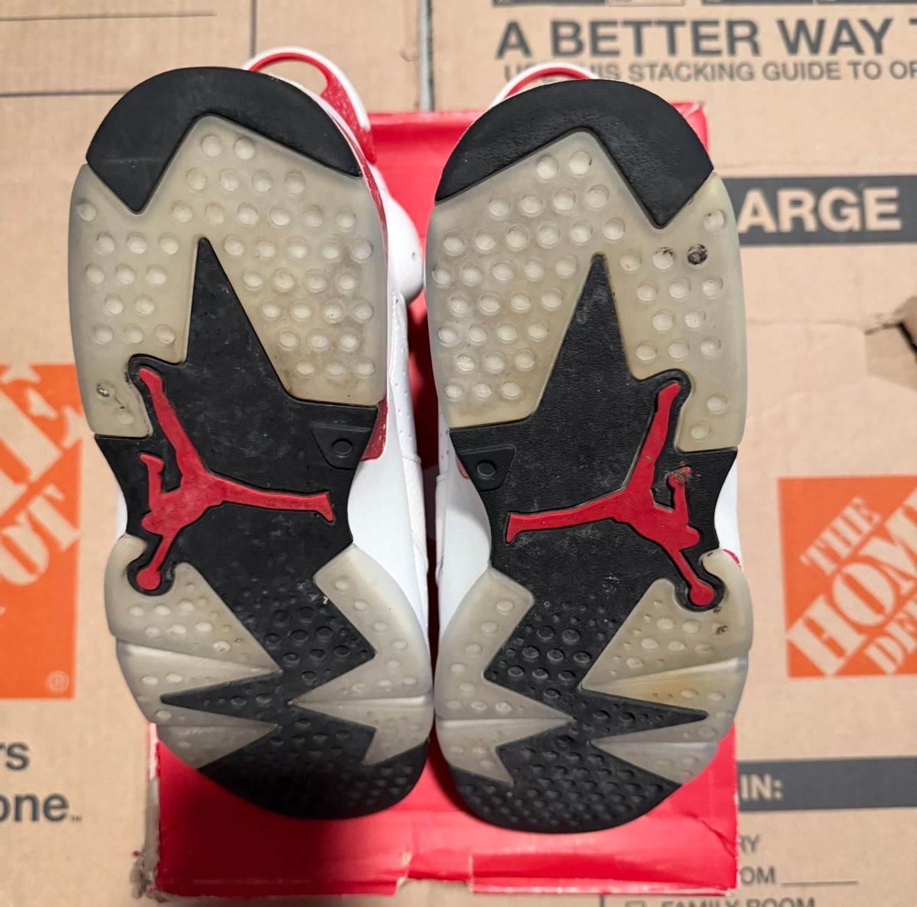 WORN JORDAN 6 "RED OREO" - Used/Worn