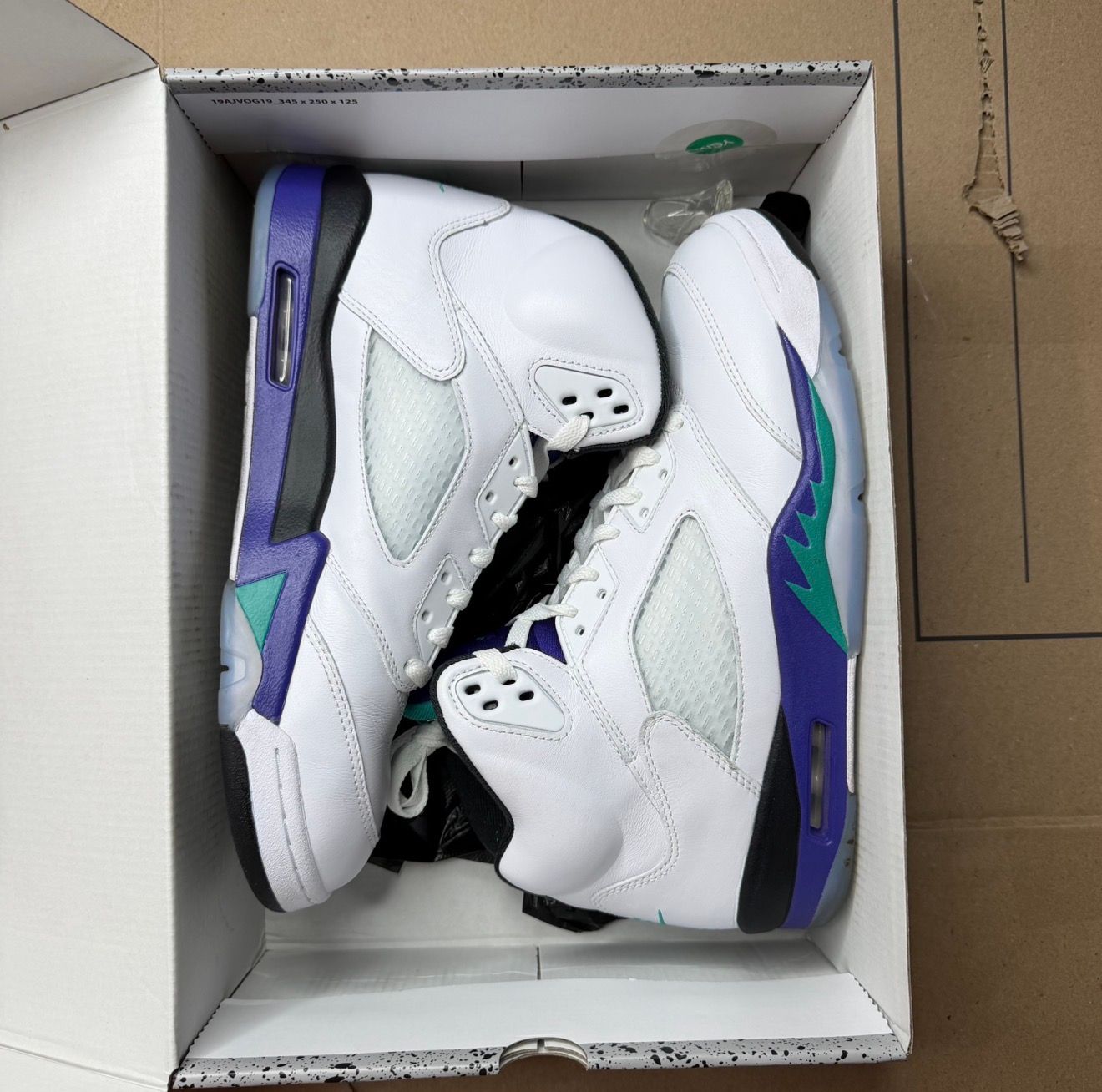 WORN JORDAN 5 "AQUA" - Used/Worn