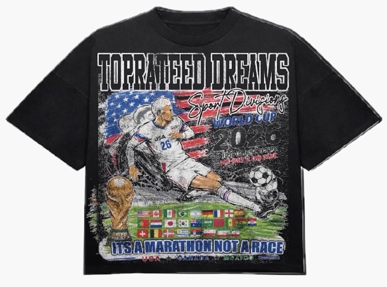 TR DREAMS BLACK TEE