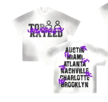 TR UNIVERSITY PURPLE TEE