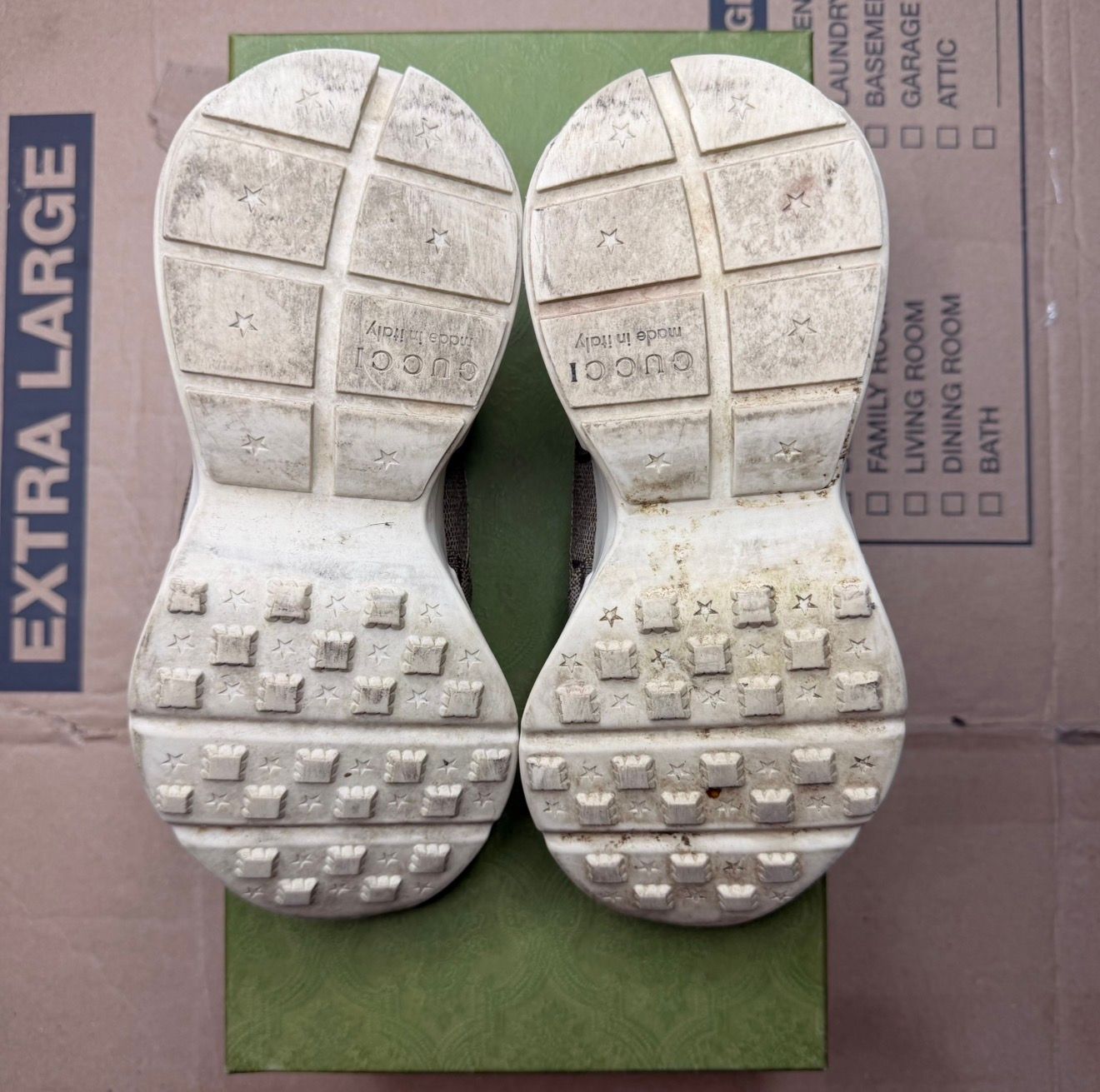 WORN GUCCI SNEAKERS - Used/Worn