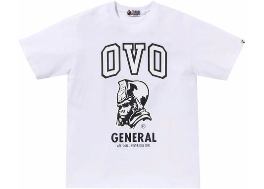 BAPE x OVO General Tee White
