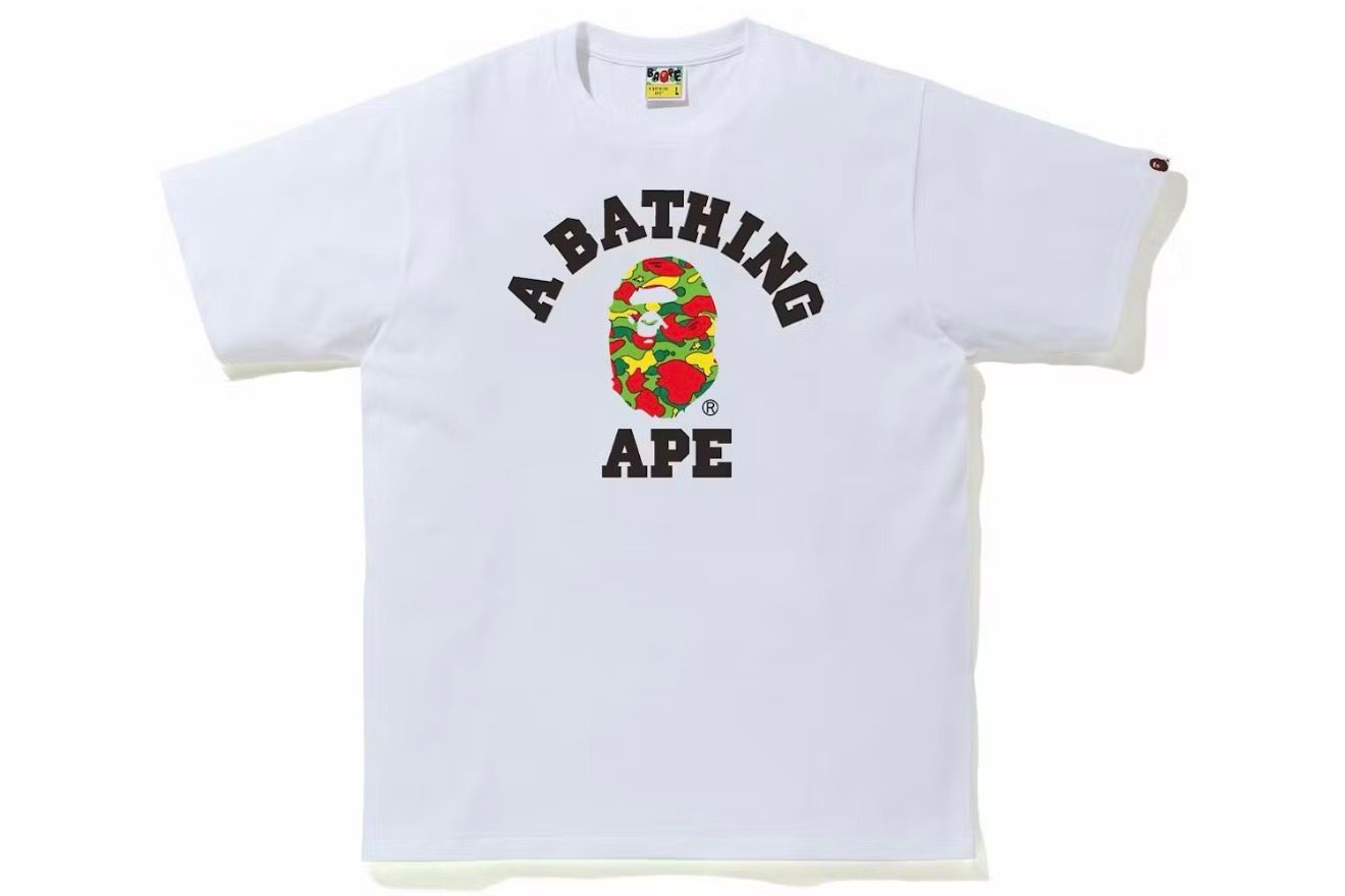 BAPE Camo College Tee