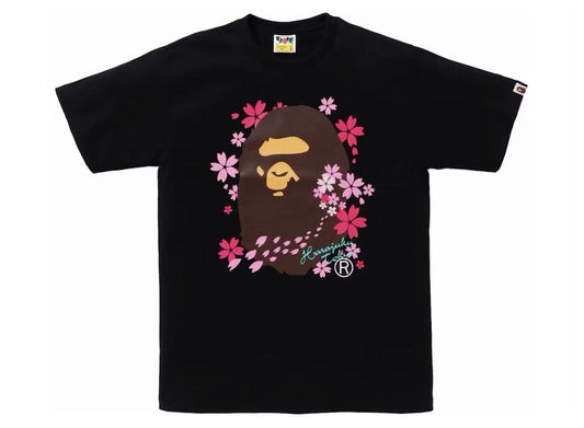 BAPE Sakura Tee Black