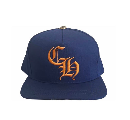 CHROME HEART BLUE GOLD HAT