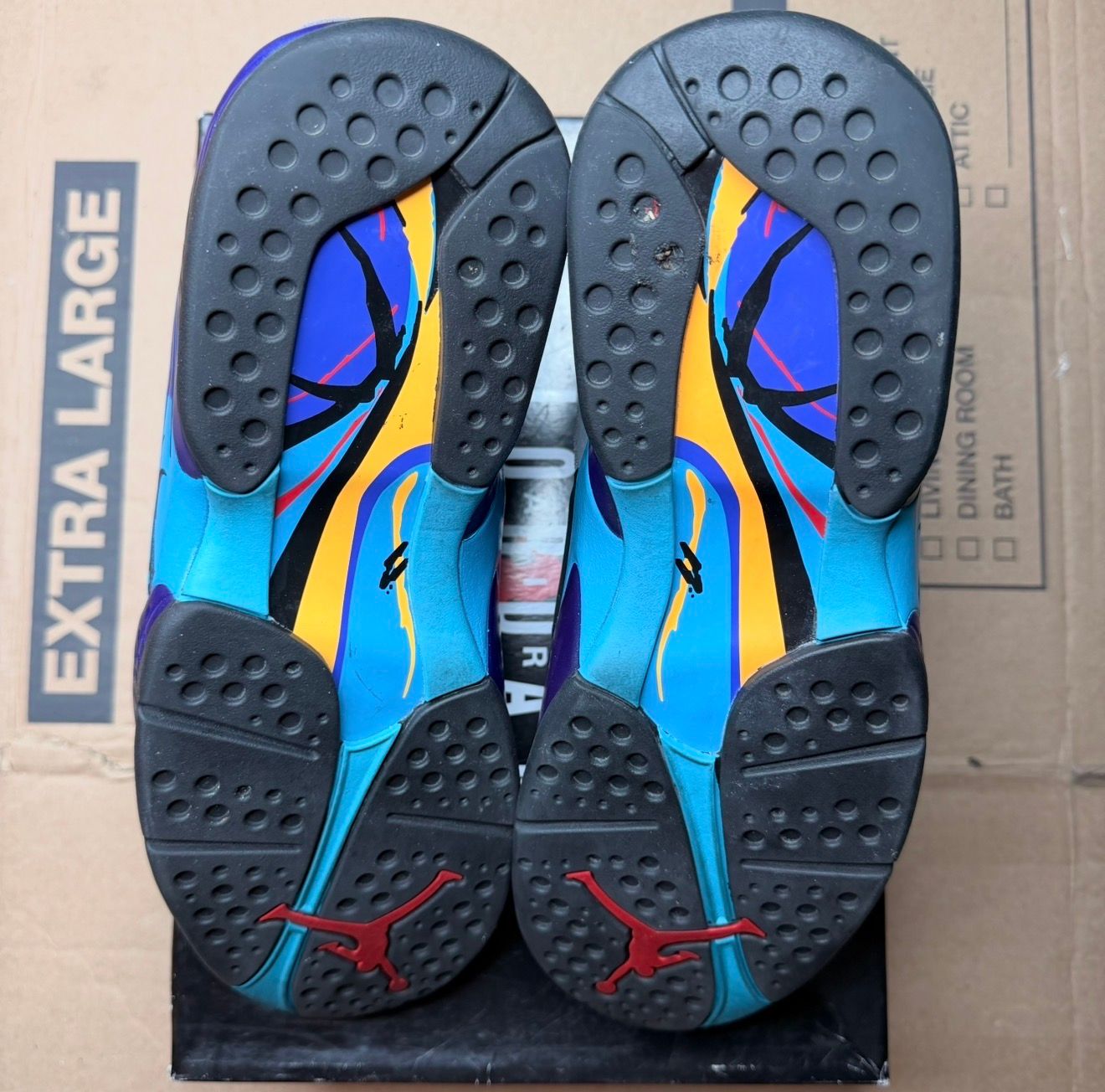 WORN JORDAN 8 "AQUA" - Used/Worn