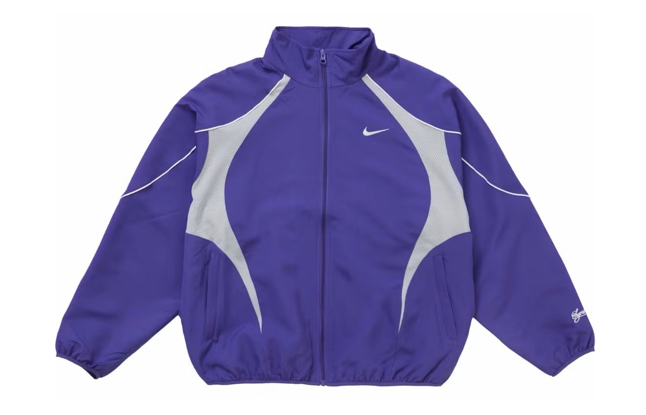 NIKE X SUPREME PURPLE TRACKJACKET