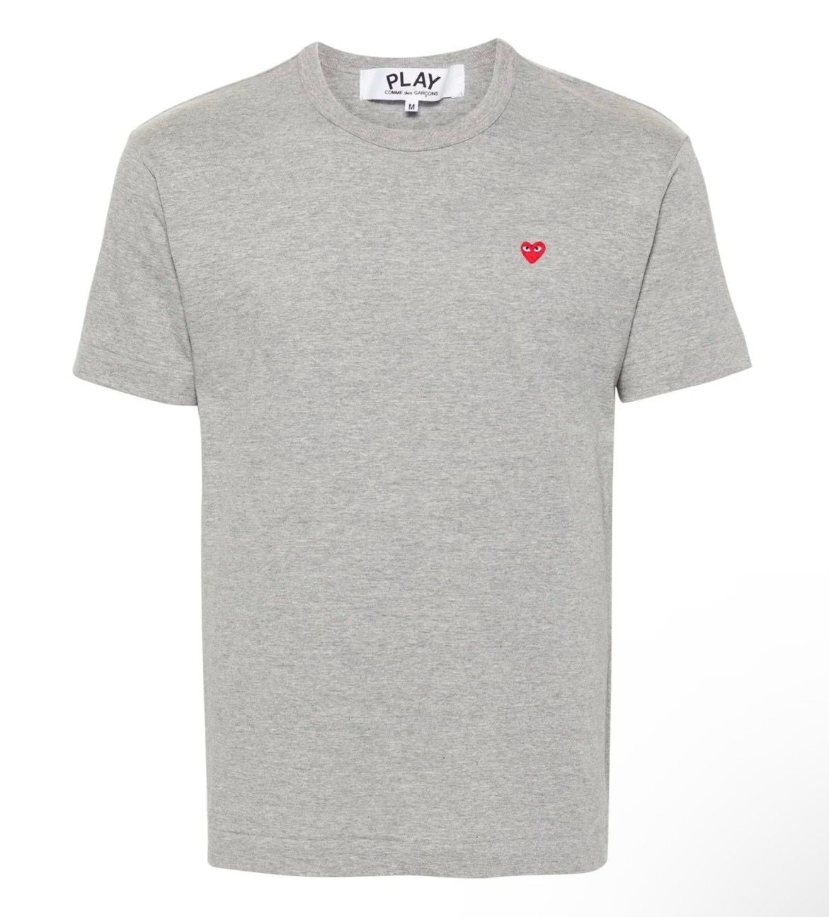 COMME des GARCONS GREY SMALL EMBLEM TEE