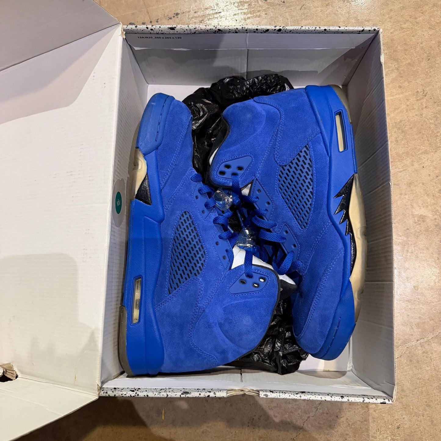 WORN JORDAN 5 "BLUE SUEDE" - Used/Worn